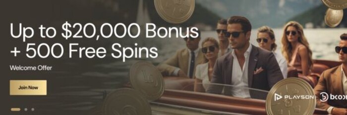 Lucky Ones Casino bonus banner